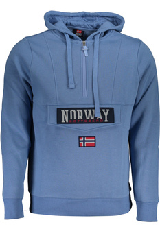 NORWEGEN 1963 BLAUES HERREN-SWEATSHIRT MIT REISSVERSCHLUSS