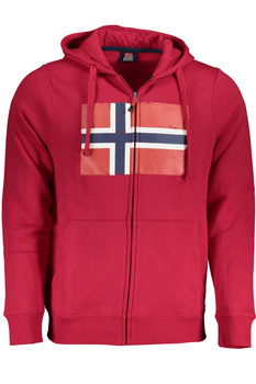 NORWEGEN 1963 ROTES REISSVERSCHLUSS-SWEATSHIRT FÜR HERREN