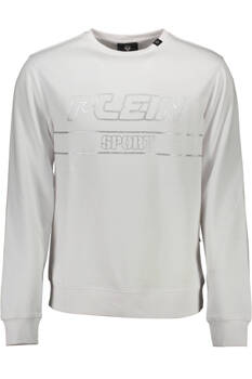 PLEIN SPORT SWEATSHIRT OHNE REISSVERSCHLUSS HERREN WEISS