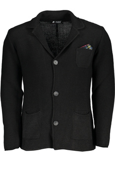 SCHWARZE US-GRAND-POLO-CARDIGAN FÜR HERREN