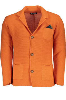 US GRAND POLO CARDIGAN HERREN ORANGE