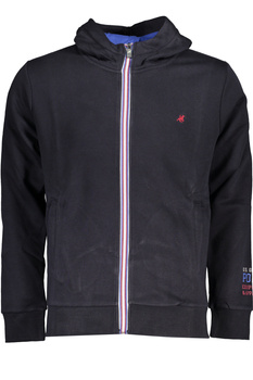 US GRAND POLO HERREN-SWEATSHIRT MIT BLAUEM ZIP