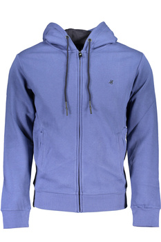 US GRAND POLO HERREN-SWEATSHIRT MIT BLAUEM ZIP