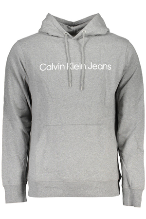 CALVIN KLEIN HERREN-SWEATSHIRT GRAU MIT REISSVERSCHLUSS