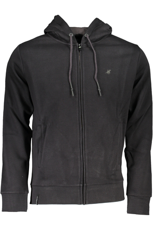 US GRAND POLO HERREN-SWEATSHIRT MIT SCHWARZEM ZIP