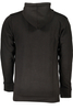 CAVALLI CLASS SCHWARZES HERREN-SWEATSHIRT MIT ZIP-OUT