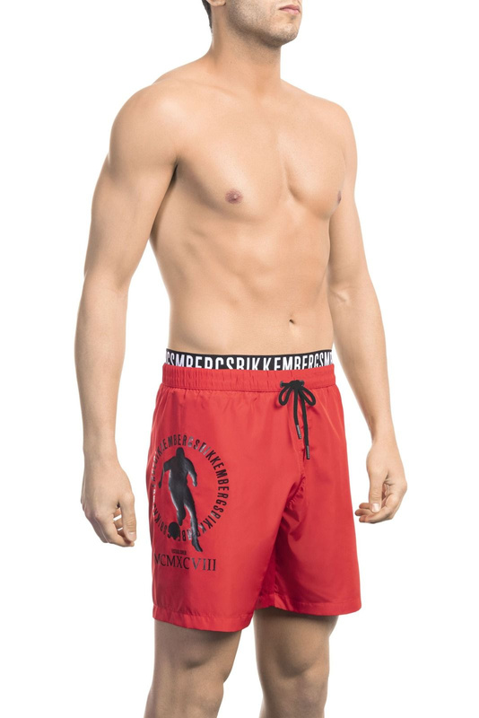 Swimwear Marke Bikkembergs Beachwear Modell BKK1MBM07 Farbe Rot. Bekleidung Herren. Saison: