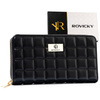 Large women's quilted elegant wallet by Rovicky