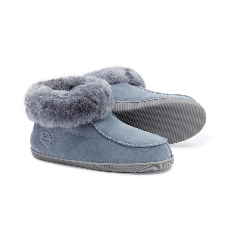 Men's sheepskin slippers, insulated