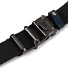 Beltimore men's leather belt navy blue automatic A56 : Colors - navy blue, Strap size - r.115-130 cm