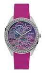 Women's analog watch by GUESS with zircons