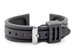 U09 rubber watch strap - gray - 22mm