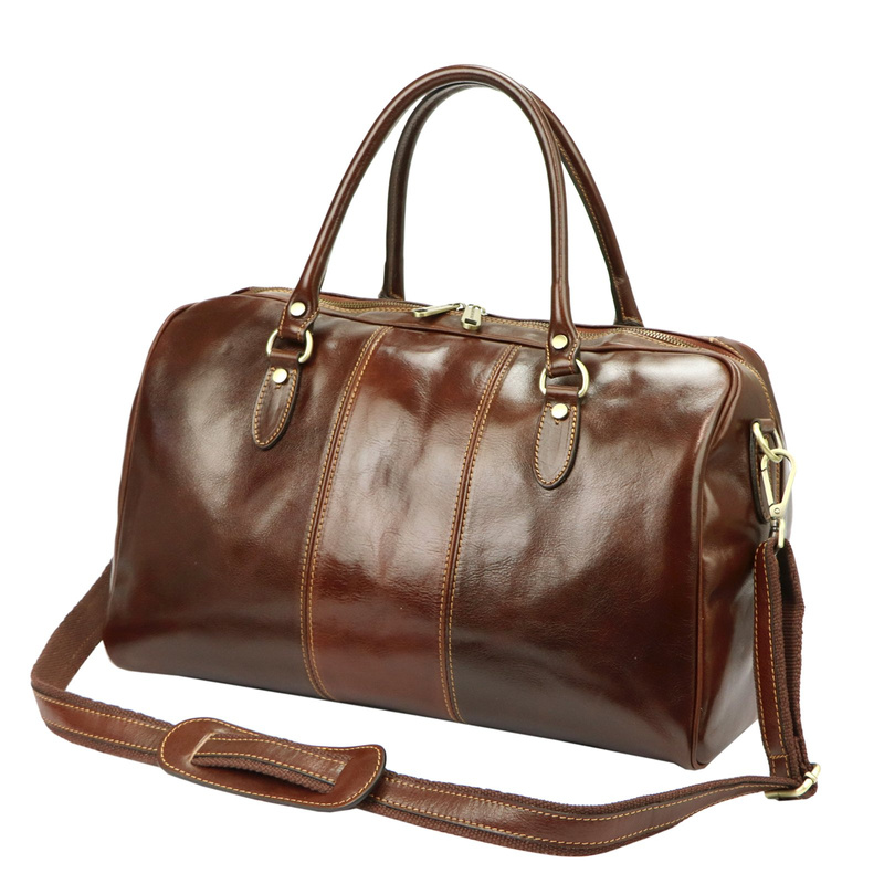 Women's travel bag made of natural leather Gregorio