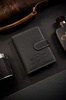 Men's leather snap wallet by Always Wild