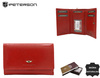 Leather wallet RFID PETERSON PTN 206-VTBD