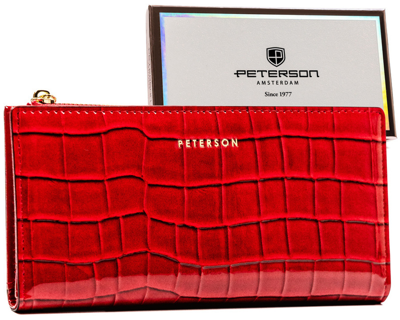 Leatherette wallet RFID PETERSON PTN 004-DS