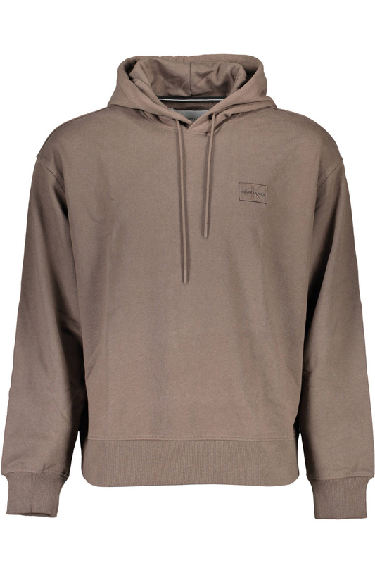 CALVIN KLEIN SWEATSHIRT WITHOUT ZIP MAN BROWN