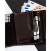 Men's leather wallet for documents with RFID Rovicky