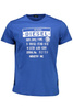 DIESEL MEN&#39;S SHORT SLEEVE T-SHIRT BLUE