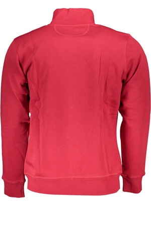 LA MARTINA MEN&#39;S RED ZIP SWEATSHIRT