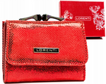 Women's leather purse with sequins by Lorenti