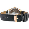 Men's watch quartz white and gold classic leather strap C402