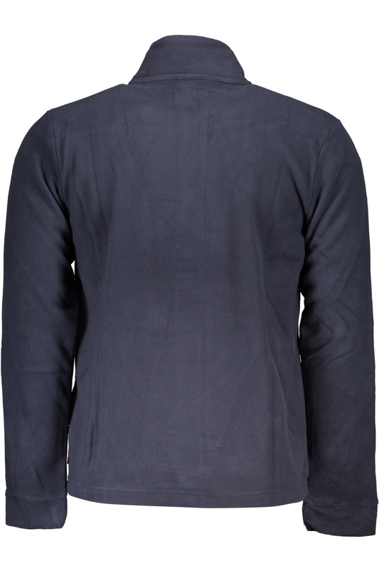 GIAN MARCO VENTURI MEN&#39;S BLUE ZIP SWEATSHIRT