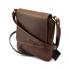 Beautiful classic leather women's messenger bag