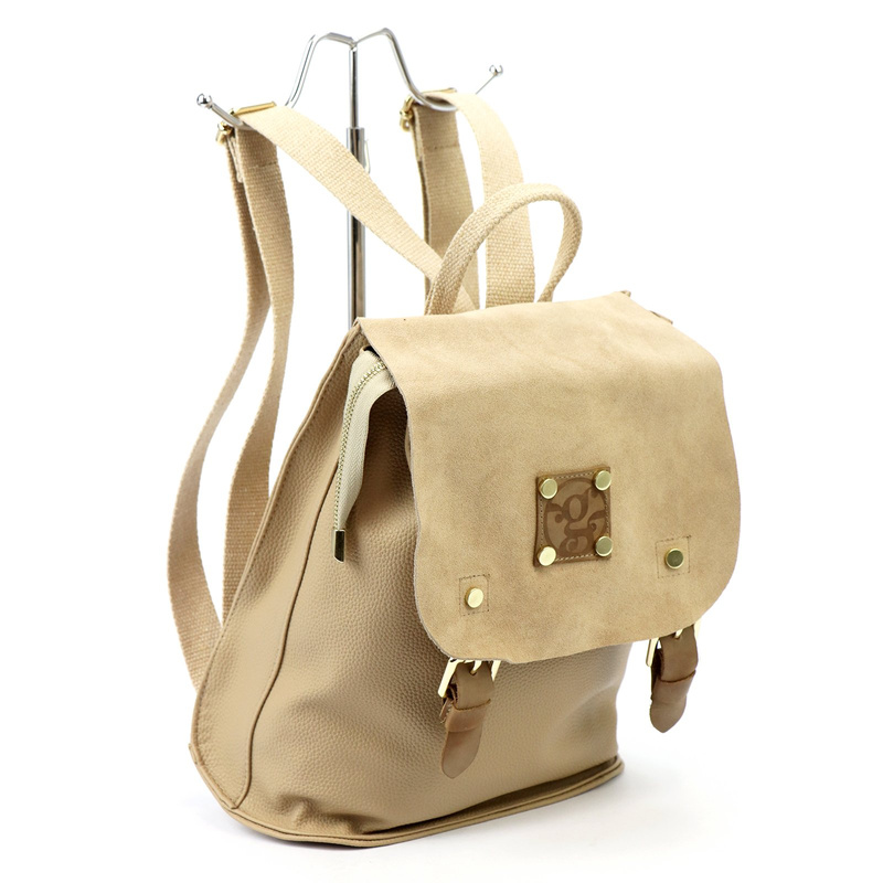 Women's eco-leather backpack Gregorio SMV20