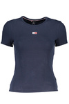 TOMMY HILFIGER DAMEN KURZARM T-SHIRT HELLBLAU