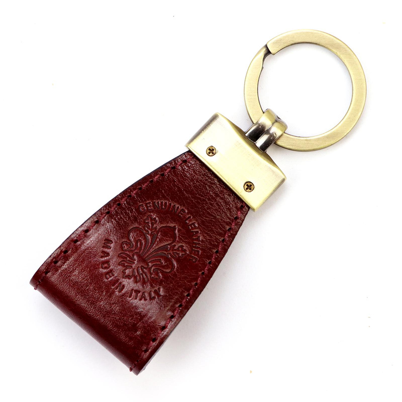 Elegant Leather Keychain by Florence