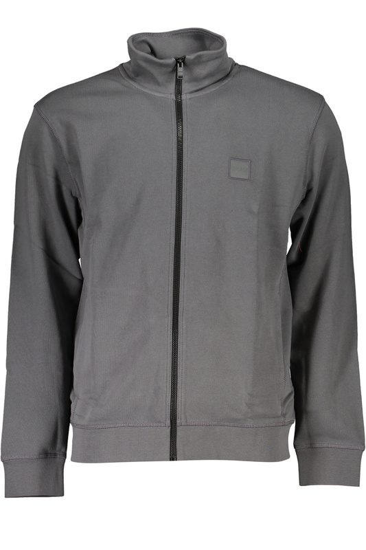 HUGO BOSS HERREN-SWEATSHIRT MIT GRAUEM ZIP