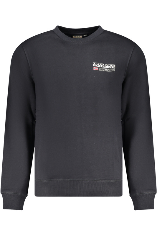 NAPAPIJRI SCHWARZES HERREN-SWEATSHIRT MIT ZIP-OUT