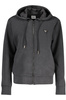 GUESS JEANS WOMEN&#39;S ZIP-UP SWEATSHIRT BLACK