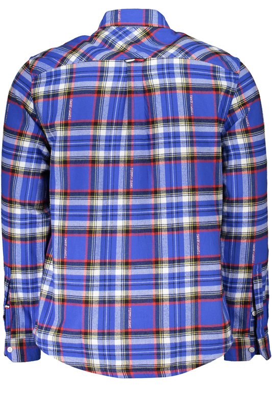 TOMMY HILFIGER MEN&#39;S LONG SLEEVE SHIRT BLUE