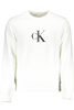 CALVIN KLEIN WHITE MEN'S SWEATSHIRT WITHOUT ZIP