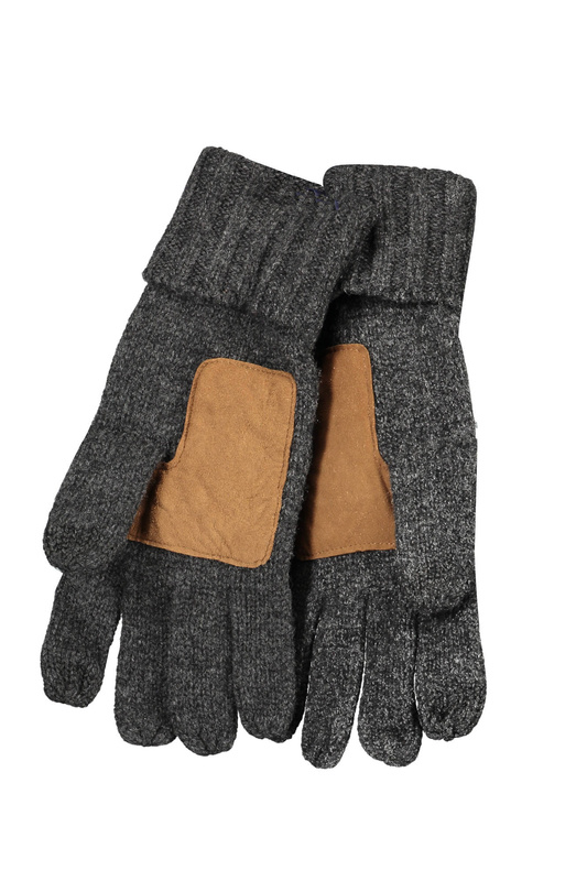 RALPH LAUREN MEN&#39;S GRAY GLOVES