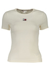 TOMMY HILFIGER WOMEN&#39;S SHORT SLEEVE T-SHIRT WHITE