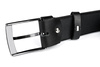 Beltimore full grain leather men's black premium belt E14 : Colors - black, Strap size - r.110-125 cm