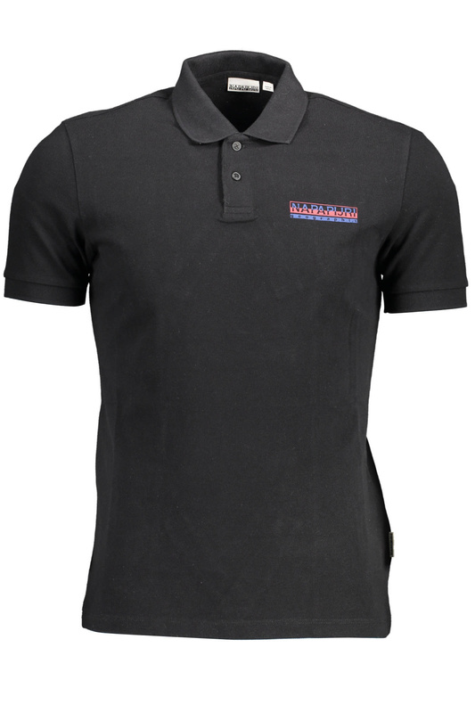 NAPAPIJRI POLO SHORT SLEEVE MAN BLACK