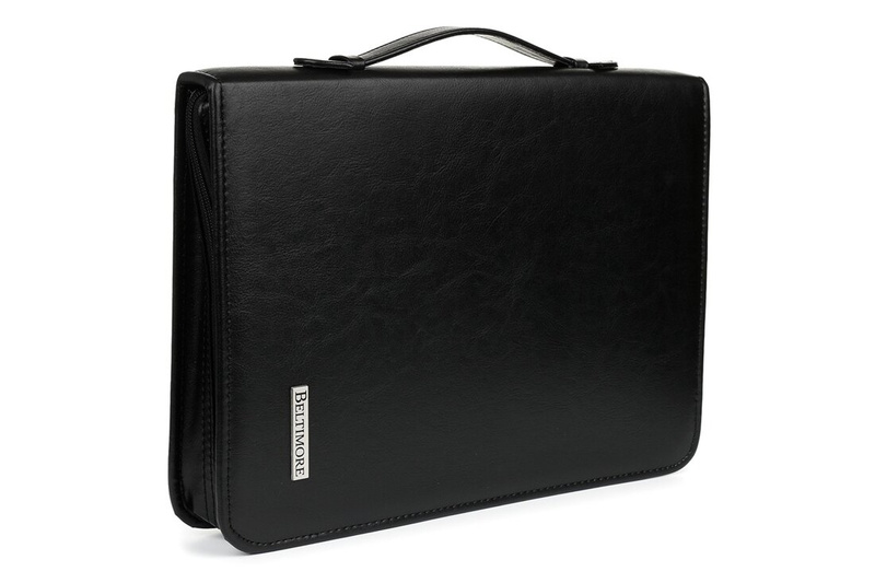 Black Beltimore luxury men's briefcase briefcase organizer for trader I40