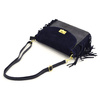 Suede with fringes women's leather messenger bag