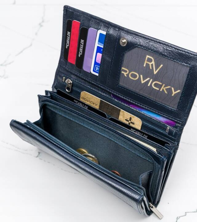 Leather wallet RFID 4U CAVALDI R-RD-12-GCL