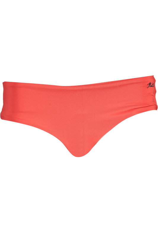 KARL LAGERFELD BEACHWEAR SWIMSUIT SIDE BOTTOM WOMAN RED