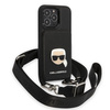 Karl Lagerfeld KLHCP13LSAKHPK iPhone 13 Pro / 13 6,1" hardcase Saffiano Metal Karl Head