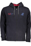 US GRAND POLO HERREN-SWEATSHIRT MIT BLAUEM ZIP