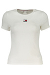 TOMMY HILFIGER DAMEN KURZARM T-SHIRT WEISS