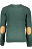 GIAN MARCO VENTURI MEN&#39;S GREEN SWEATER