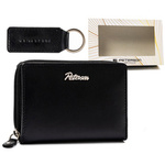 Women's Leather Wallet and Keychain Set Peterson