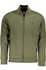 US GRAND POLO MEN&#39;S GREEN ZIP SWEATSHIRT